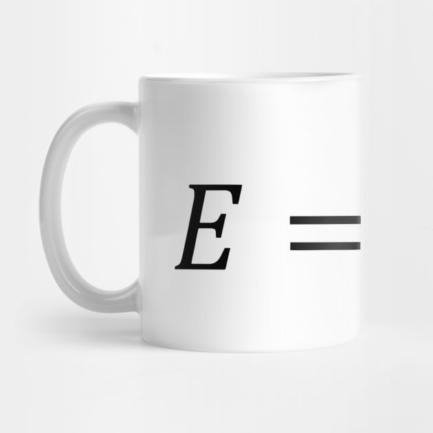 E=mc² einstein formula by Zaltra Design